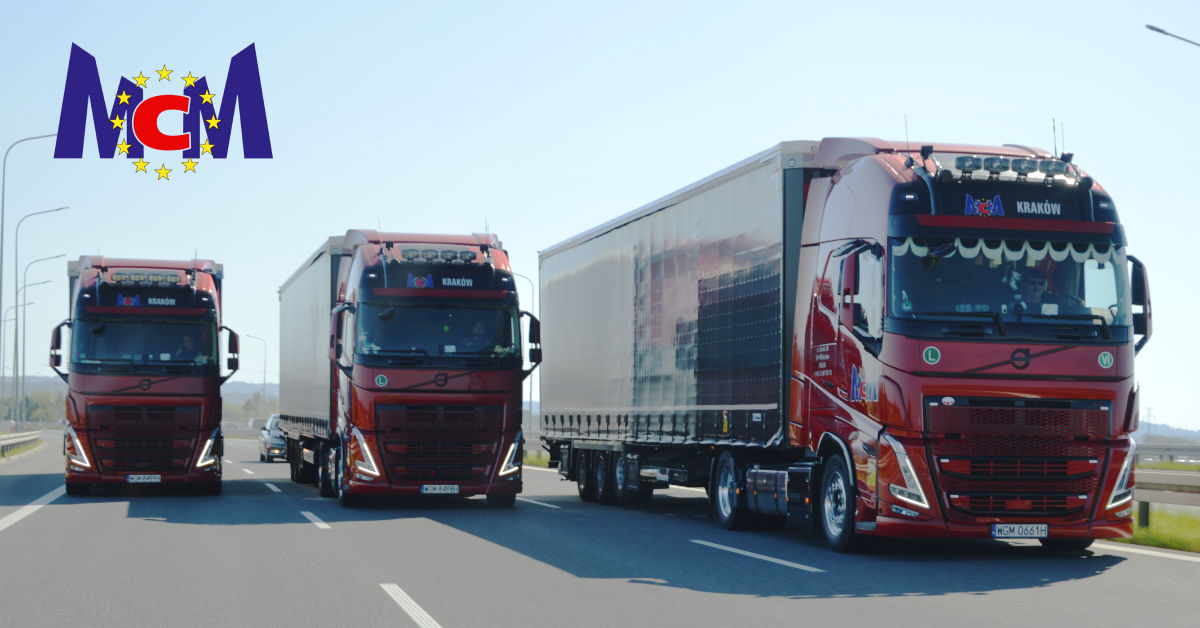 Nowoczesna flota MCM Transport realizująca transport do Hiszpanii